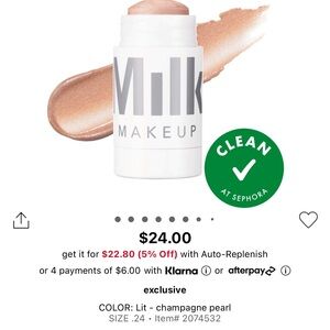 Dewy Cream Highlighter Stick - Lit